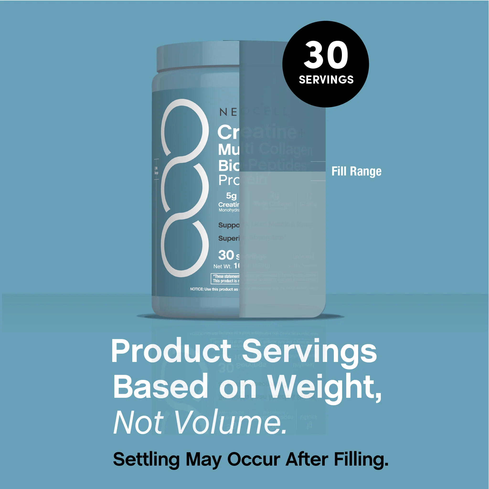 Creatine + Multi Collagen, 10 oz (285 g) Powder - Image 7