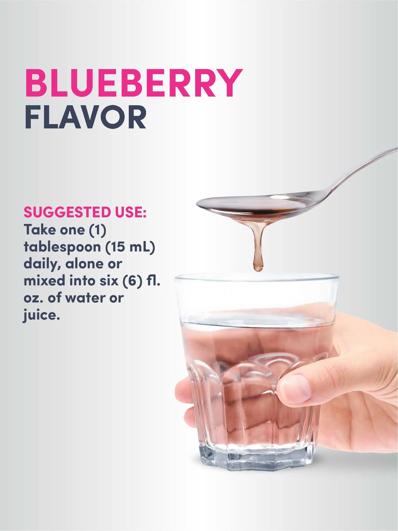 Hyaluronic Acid 100 mg plus C Liquid Blueberry Flavor, 16 fl oz (473 mL) Liquid - Image 5