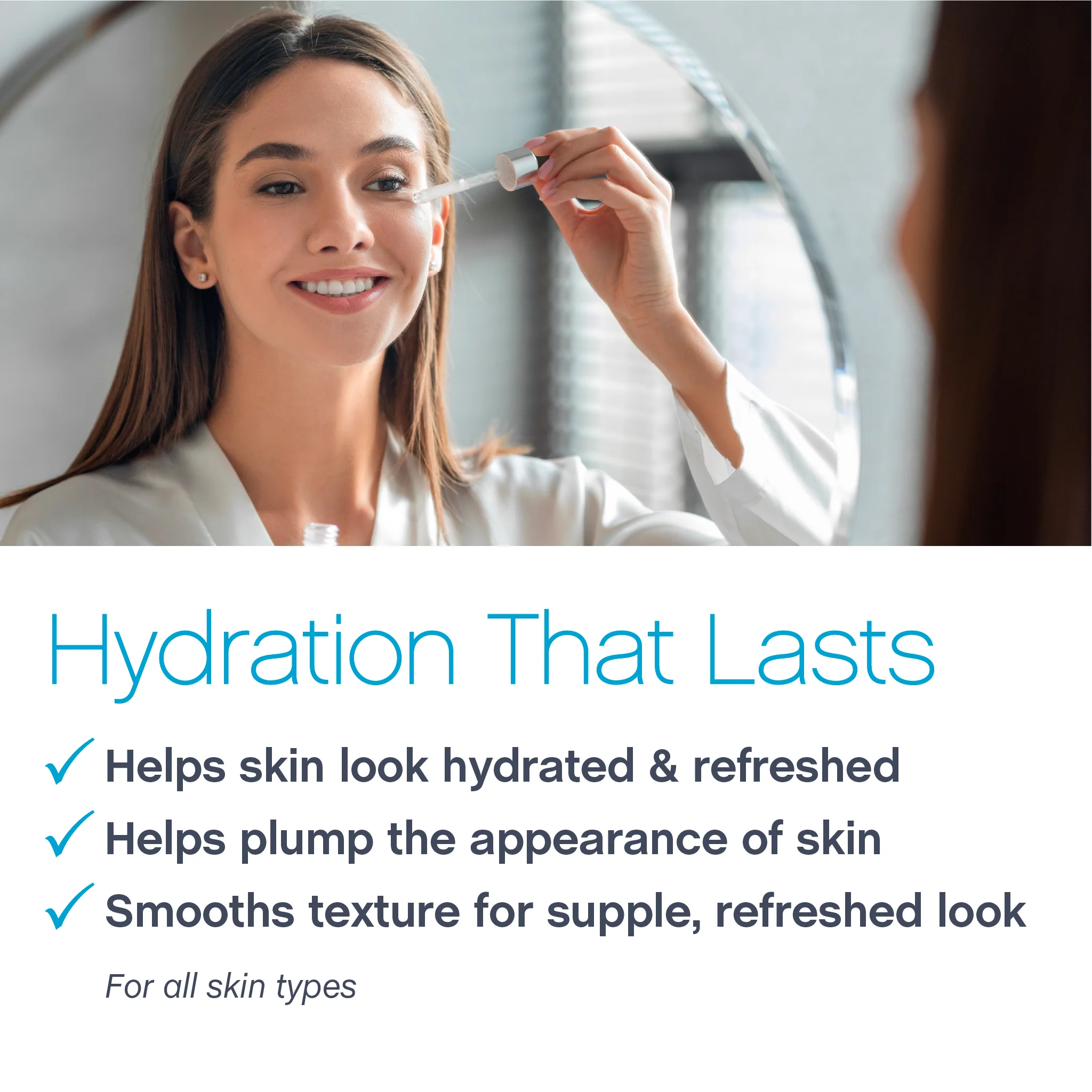 Hyaluronic Acid Hydration Serum, 2 fl oz (59 mL) Dropper Bottle - Image 6